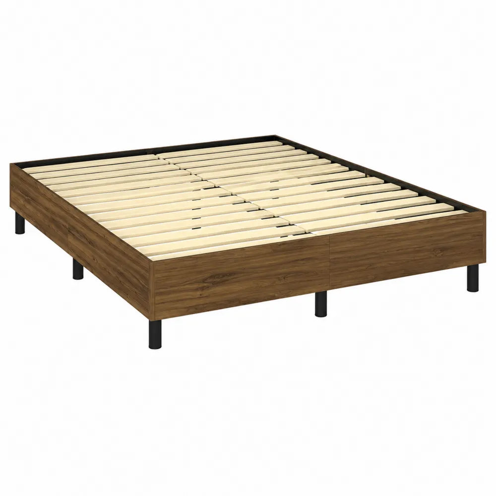 Letto matrimoniale in legno e metallo 200x160 cm