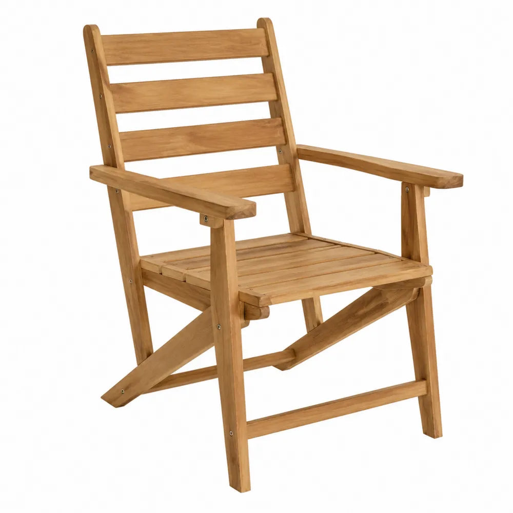 Sedia in legno di teak per esterno
